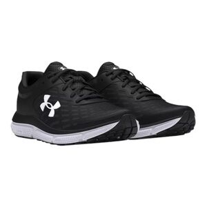 Under Armour Women’s Charged Assert 10 Running Shoes Black White Size 12 D Wide